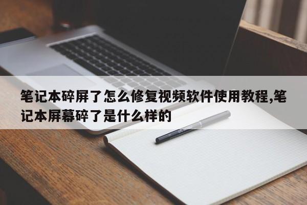 笔记本碎屏了怎么修复视频软件使用教程,笔记本屏幕碎了是什么样的